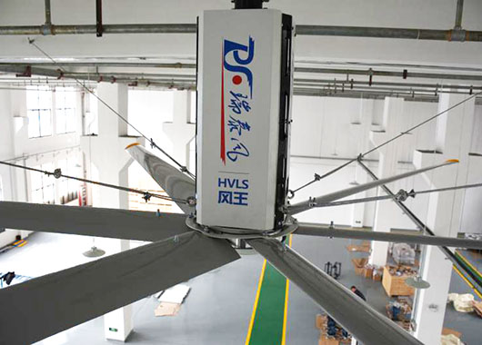 廠房大型工業吊扇以最優化的方式解決高大空間通風降溫的難題